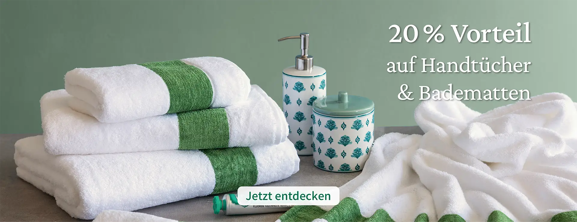 Jetzt entdecken Handtcher + Badematten
